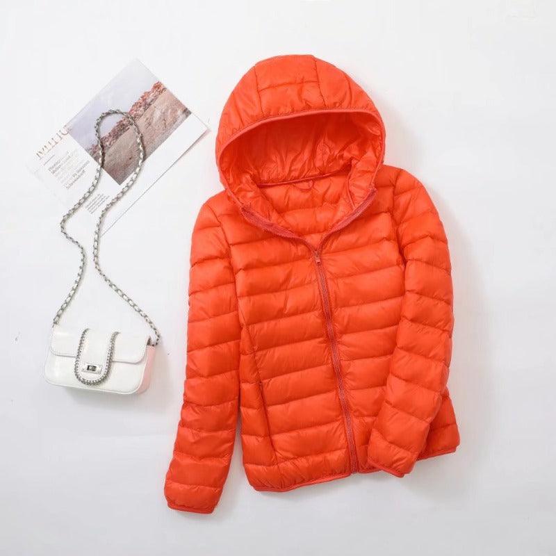 Jaqueta puffer feminina