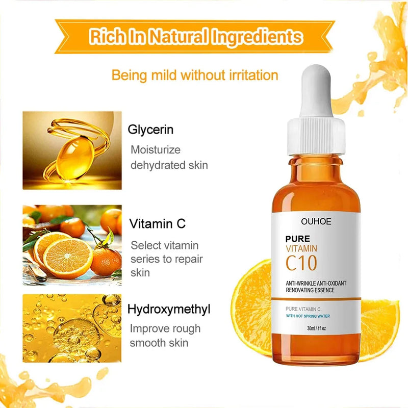 Sérum com Vitamina C Anti envelhecimento e clareamento