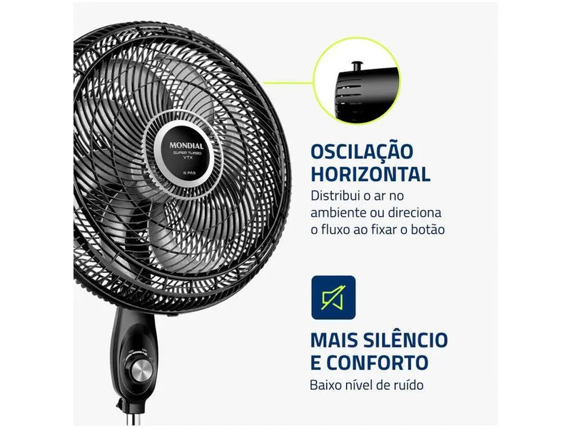 Ventilador de coluna Mondial 220V VTX-40C-8P 40cm