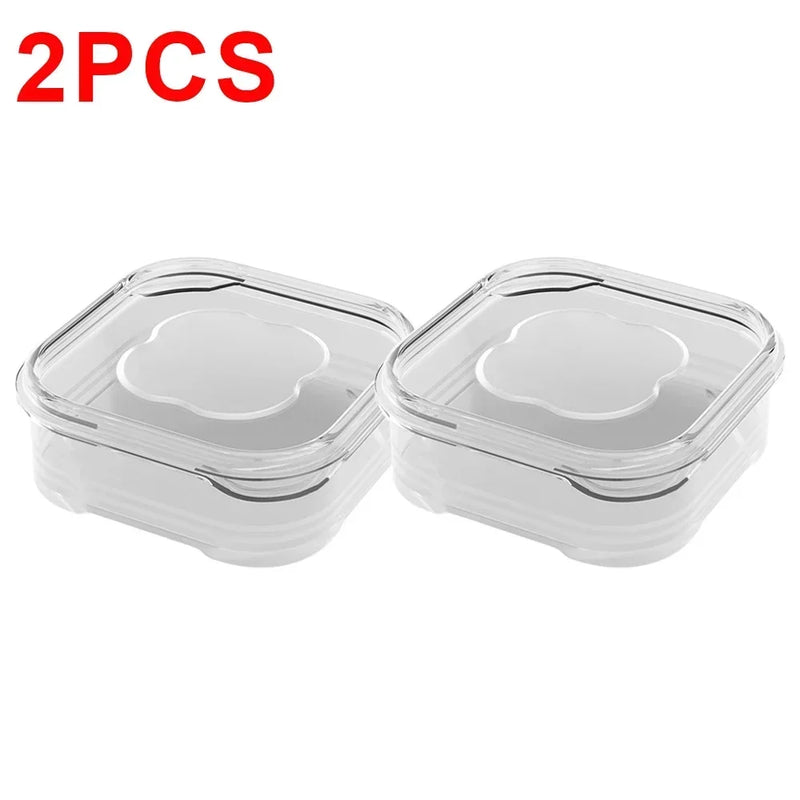 5/1Pcs Food Storage Containers With Lid Mini Transparent Fridge Meat Vegetable Fresh-Keeping Organizer Box For Kitchen Storage