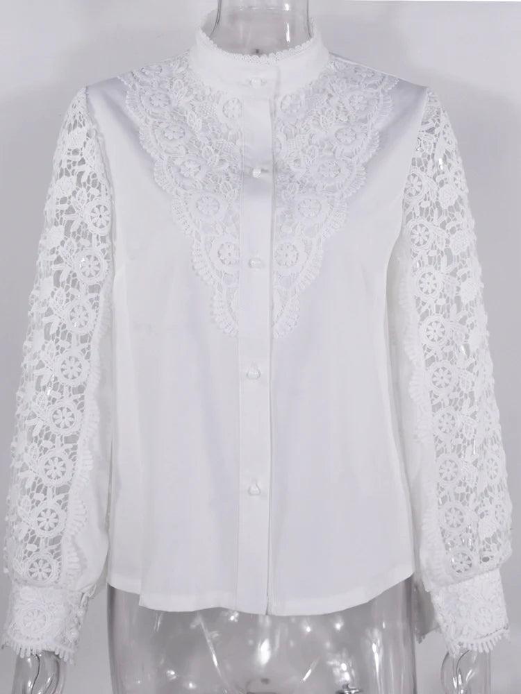 Blusa de negócios elegante