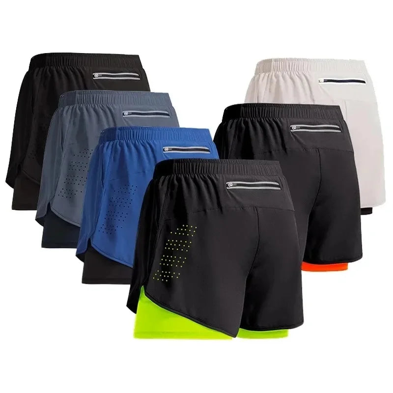 Short Esportivo Masculino Sportswear 2 Em 1