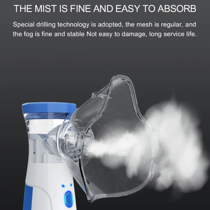 USB Medical Silent Mesh Nebulizer Handheld Asthma Inhaler Atomizer for Kids Adult Health Care Mini Portable Humidifier