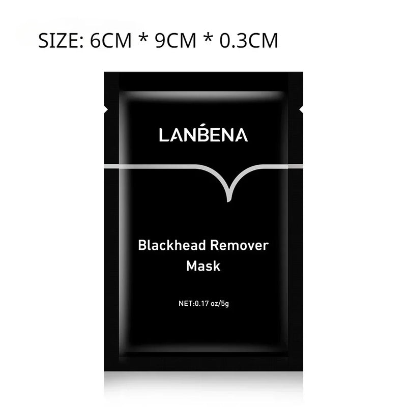 LANBENA Blackhead Remover Face Mask Pore Strip Black Mask Peeling Face Deep Cleansing Moisturizing Skin Care