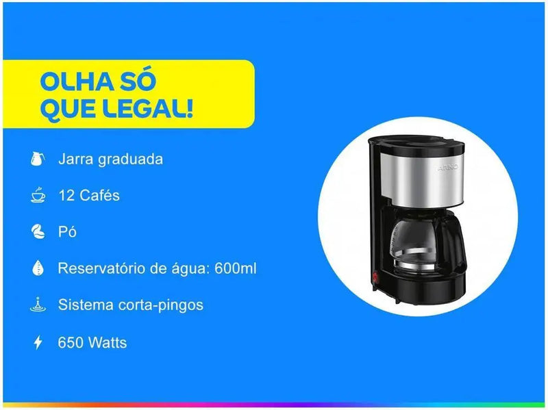 Cafeteira Elétrica Arno Perfectta 12 Cafés-220V