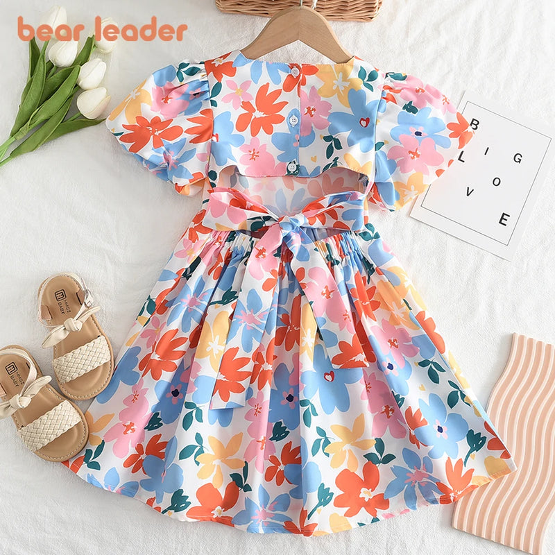 Vestido infantil Floral de Verão